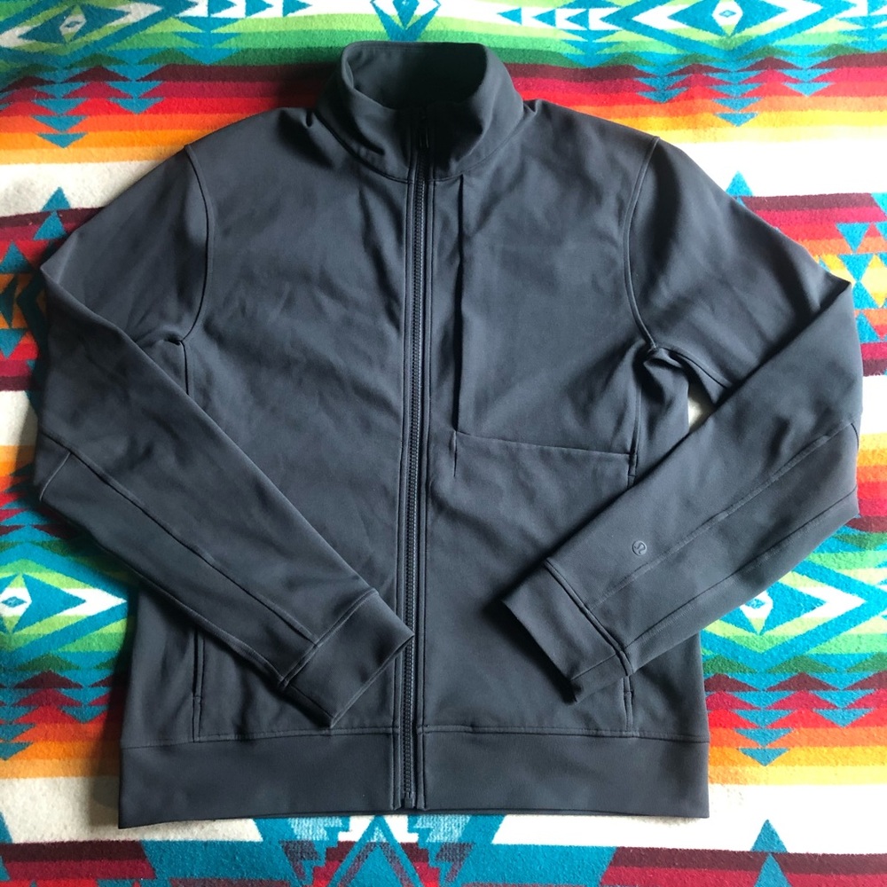 Men’s Lululemon Track Jacket Dark Grey Sz. M